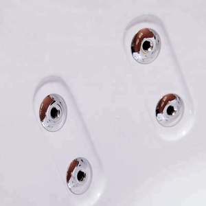 Bañera <span class=keywords><strong>de</strong></span> hidromasaje esquinera acrílica, chorro <span class=keywords><strong>de</strong></span> cristal, barato, venta al por mayor - Product Image 4
