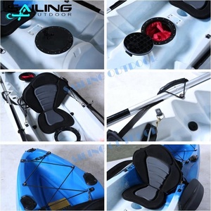 Kayak de pesca en canoa de plástico para 3 personas, 12 pies, no <span class=keywords><strong>k1</strong></span>, kayak de carreras - Product Image 3