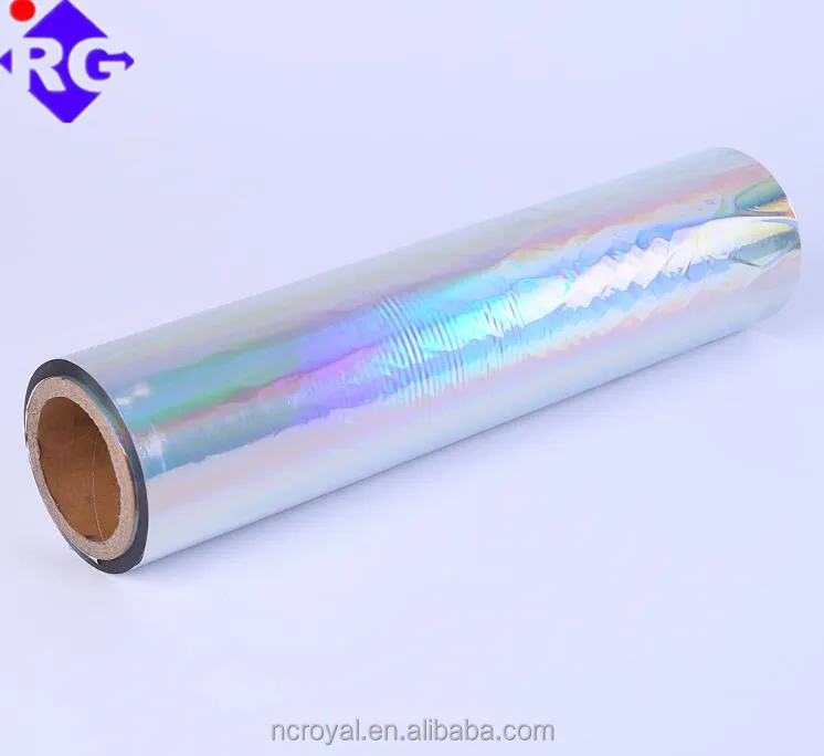 Алюминиевая металлизированная и голографическая бесшовная пленка для ПЭТ-лазера
