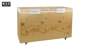 538 L 12v-24V congelador solar nuevo tipo de doble superior Puerta Abierta pecho profundo congelador - Product Image 3