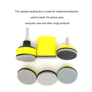 <span class=keywords><strong>Carta</strong></span> <span class=keywords><strong>vetrata</strong></span> in schiuma di spugna da 2 pollici 50MM a 300 3000 con gancio e passante per levigatura per lucidare e macinare gli accessori degli utensili elettrici - Product Image 4