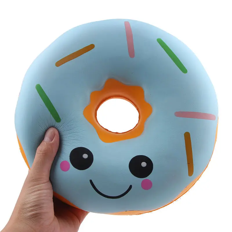 סימולציה מזון צעצוע רטוב ריחני איטי עולה Kawaii סמיילי Donut רטוב צעצועים לילדים