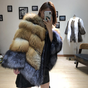 Großhandel Luxuriöse <span class=keywords><strong>Red</strong></span> Fox Silberfuchs Pelz Big Capes Pelz Poncho <span class=keywords><strong>Cape</strong></span> für Frauen