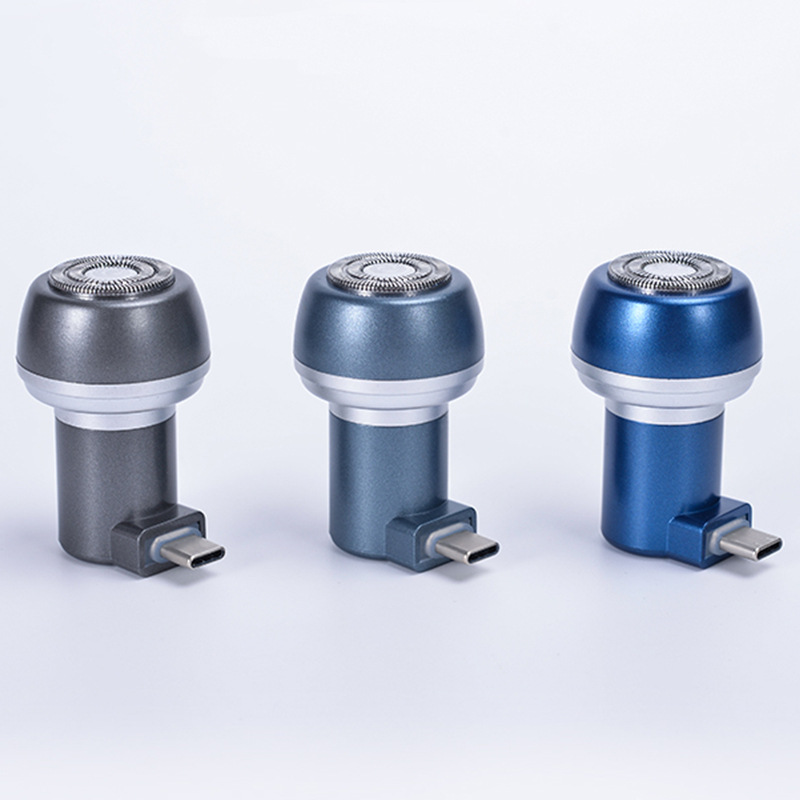 Новый продукт 2 в 1 Мини USB бритва электробритва для мужчин Мобильная Бритва для Type-c Micro android