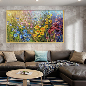 Marco decorativo pared arte textura lienzo abstracto flor pintura <span class=keywords><strong>al</strong></span> <span class=keywords><strong>óleo</strong></span> flor abstracta pintura <span class=keywords><strong>al</strong></span> <span class=keywords><strong>óleo</strong></span> - Product Image 6