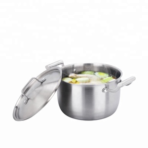 Yeni varış 3 adet/takım 122/24/26cm mutfak paslanmaz çelik tava tencere - Product Image 6