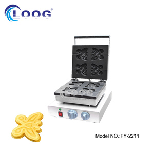 Nuovi Prodotti di Figura Della Farfalla Animale Waffle Maker Machine Elettrico Bambini Commerciali Waffle Maker - Product Image 4