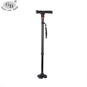 <span class=keywords><strong>Canne</strong></span> magique pliable en aluminium avec lumière et alarme <span class=keywords><strong>pour</strong></span> <span class=keywords><strong>personnes</strong></span> <span class=keywords><strong>âgées</strong></span>, <span class=keywords><strong>canne</strong></span> de marche pliable réglable - Product Image 1