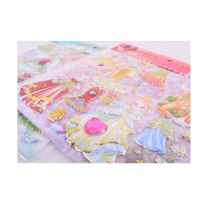 Myway 3D spugna schiuma principessa <span class=keywords><strong>personaggi</strong></span> dei cartoni animati adesivi personalizzati fai da te ragazze vestono adesivi - Product Image 6