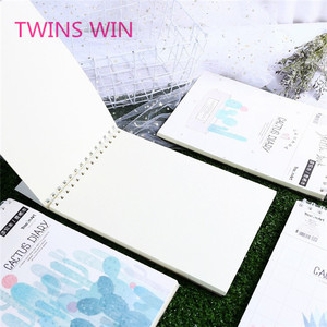 Dễ Thương Trường Văn Phòng Phẩm Hàn Quốc Mới Nhất Giá Rẻ Số Lượng Lớn Bán Buôn Kích Thước Lớn Xương Rồng In Đồng Bằng Xoắn Ốc Giấy Máy Tính Xách Tay Cho Sinh Viên 974 - Product Image 4