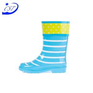Compras en línea goma botas transparentes de PVC para niños lluvia vaca - Product Image 2