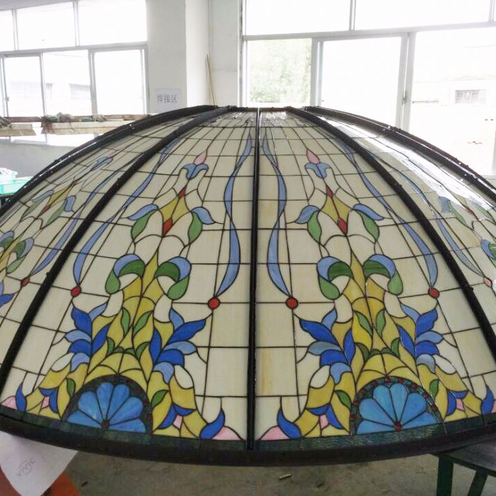 Vitral de plomo para ventana y puerta, estilo de moda al por mayor, plomo para vitrales