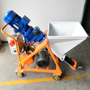 Machine à pulvériser du mortier mural, du ciment, de la <span class=keywords><strong>peinture</strong></span> et du plâtre - Équipement de pulvérisation de revêtement de construction haute pression pour le <span class=keywords><strong>bâtiment</strong></span> - Product Image 2