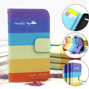 Pequeño MOQ venta al por mayor para el Alcatel <span class=keywords><strong>One</strong></span> Touch Pop C5 caso de cuero del tirón con ID titular de la tarjeta - Product Image 1