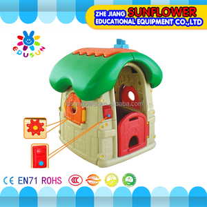 Seguridad no tóxico plástico playhouse niños favoritos juguetes casa de juegos para niños de plástico - Product Image 2