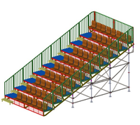 Podium de scène araignée, scène mobile, escaliers de scène