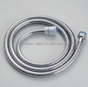 Stainless steel shower bidet toilet flexible hose with brass fitting connectors