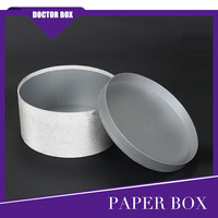 NOUVEAU Vente en gros Boîte cadeau ronde en carton de luxe empilable / Boîte ronde en papier décorative pour chapeau