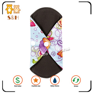 Adet pedleri en kaliteli yeniden yıkanabilir kumaş Mm düzenli sıhhi pedleri özelleştirilmiş boyutu mükemmel nefes hayvan dünya - Product Image 3