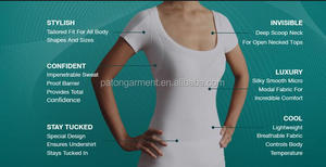 Preventing Embarrassing Wet Marks and Yellow Stains Sweat Proof <strong>Micro</strong> <strong>Modal</strong> t Shirt <strong>Undershirts</strong> Men - Product Image 3