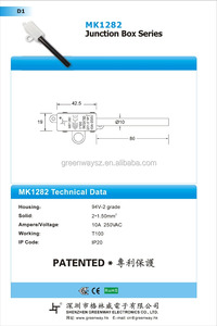 Hộp Nối Mini 2 Cực Với Đầu Nối Thiết Bị Đầu Cuối - Product Image 6