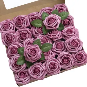 F-1119 Vente en gros de <span class=keywords><strong>petites</strong></span> fleurs en mousse florale bon marché pour la décoration - Product Image 1