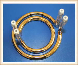 Gold Ring <strong>Quartz</strong> 1300w Circular <strong>Halogen</strong> Infrared <strong>Heating</strong> Lamp - Product Image 6