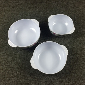뚜껑을 가진 플라스틱 샐러드 그릇 세트를 가진 멜라민 그릇 세트 - Product Image 4