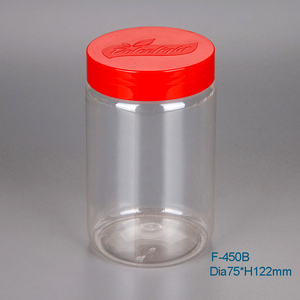 Bouteille d'emballage en plastique de 450ml, pour beurre de cacahuètes, bouteille pour aliments en PET, livraison gratuite, chine - Product Image 3