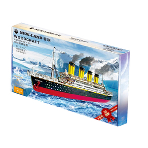 Khuyến mại tốt nhất phổ biến thân thiện với môi tàu Titanic với ánh sáng LED <span class=keywords><strong>3D</strong></span> Câu Đố mô hình tùy chỉnh cho người lớn - Product Image 3