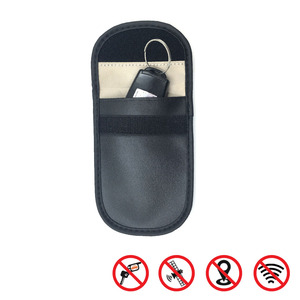 Tùy Chỉnh Thẻ Tín Dụng Nhỏ Chìa Khóa Xe Bỏ Túi Nhỏ Gọn Bảo Vệ Mini Keyless Từ Xa Chủ Faraday Pouch RFID Chặn - Product Image 3