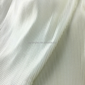 Tissu satiné plissé de haute qualité 0,5 cm pour jupes de filles, extensible brillant, plissé, <span class=keywords><strong>100</strong></span>% polyester pour vêtements - Product Image 2