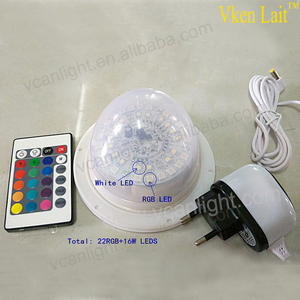 Party Decor Light Super Bright Cordless Indoor Wedding Battery Under Table Light LED