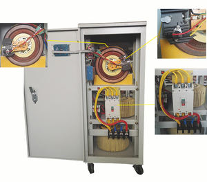 Сверхнизкое напряжение 10 кВА/12 кВА/15 кВА/25 кВА сервомотор однофазный ЖК-дисплей Автоматический регулятор напряжения переменного тока/Стабилизатор - Product Image 6