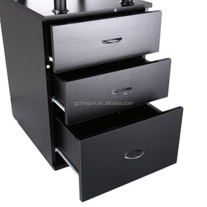 Nero Angolo Scrivania Del Computer Home Office PC Da Tavolo con 3 Cassetti a Forma di L - Product Image 5