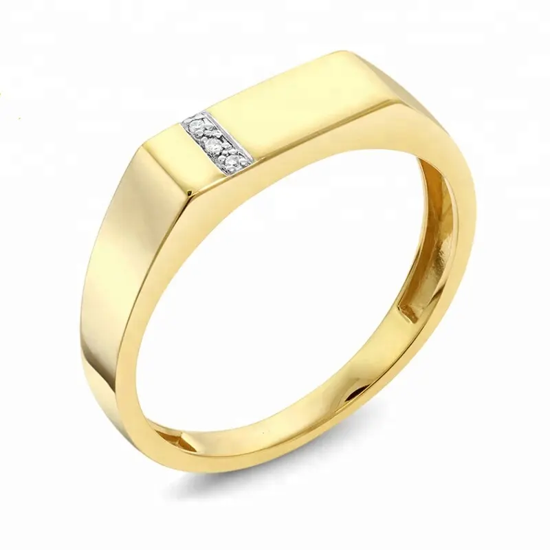 sterling silver custom signet 14k gold plated mens style names engraved european wedding ring