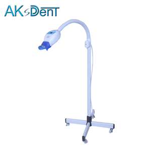 AKsDenT dental instrument D6GG wheel type teeth whitening light bleaching led lamp dental teeth whitening machine led blue light