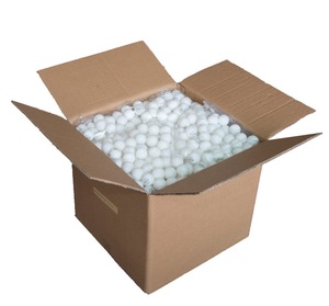 KINGNIK — boule de <span class=keywords><strong>ping</strong></span>-<span class=keywords><strong>pong</strong></span> 1 étoile, 40 + plastique blanc, logo personnalisé - Product Image 6
