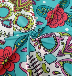 Fashion printed UPF swimwear & beachwear neoprene swimwear fabric