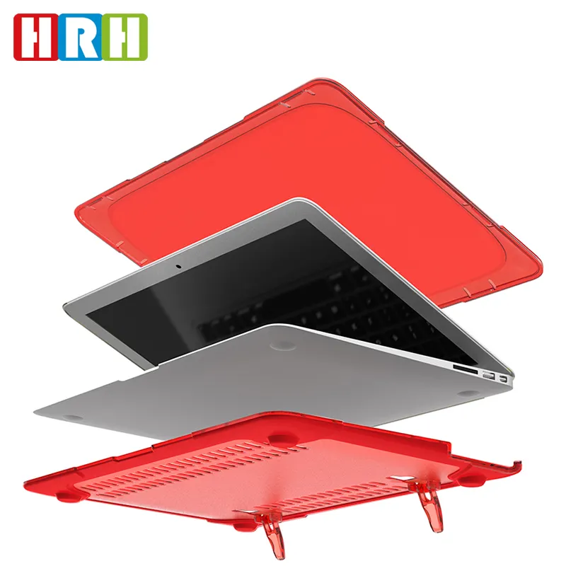 Matte pc case And matte tpu case Hard Case Cover with Stand for macbook air 11 inch for macbook pro retina 13inch late 2013
