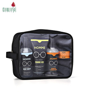 2019 populaire shampooing gel de rasage lavage serviette de bain de <span class=keywords><strong>soin</strong></span> de corps bon marché coffrets cadeaux pour hommes - Product Image 1