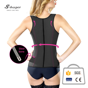 Corsetti in tessuto da donna S-SHAPER <span class=keywords><strong>Cintura</strong></span> di liposuzione per tutto il corpo <span class=keywords><strong>a</strong></span> metà tazza per il <span class=keywords><strong>dolore</strong></span> alla schiena solido supporto bustier taglie forti - Product Image 2