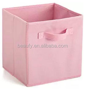 Foldable Cube Storage Bins Pink Storage Cubes Organizer 6 Pack Clothing Storage Boxes & Bins Canvas