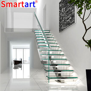 Cầu Thang Mono Thủy Tinh Hiện Đại Smartart 2022 Xây Dựng Cầu Thang Nổi - Product Image 1