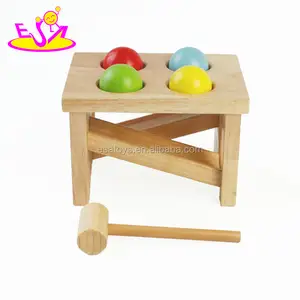 2024 Bestes Design Stampfen Spiel Holz spielzeug Yunhe für Kinder im Vorschul alter W11G028