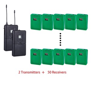 Hệ Thống Nghe Hỗ Trợ Âm Thanh Di Động UHF 790-810MHZ Bán Chạy Giá Rẻ & Máy Phát Cầm Tay - Product Image 2