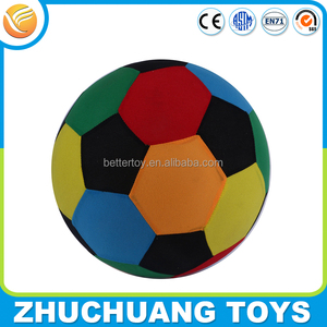 Ballon de football gonflable en PVC de 40cm avec impression de logo personnalisé, <span class=keywords><strong>jouet</strong></span> recouvert de tissu pour jouer en plein air, <span class=keywords><strong>jouet</strong></span> de plage populaire - Product Image 2
