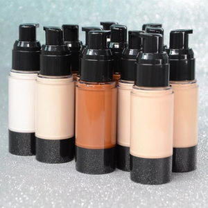 Maquillaje mineral de etiqueta privada Base de cobertura completa Venta al por mayor Corrector de control de aceite personalizado para base líquida de piel negra - Product Image 2