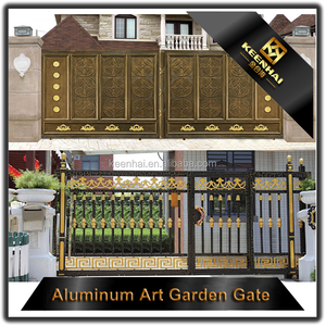 Qualité-assuré En <span class=keywords><strong>Fonte</strong></span> <span class=keywords><strong>D</strong></span>'<span class=keywords><strong>aluminium</strong></span> De Jardin En Fer <span class=keywords><strong>Forgé</strong></span> Porte <span class=keywords><strong>D</strong></span>'entrée - Product Image 4