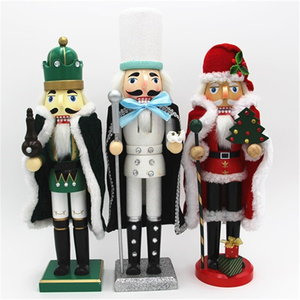 <span class=keywords><strong>Casse</strong></span>-<span class=keywords><strong>noisette</strong></span> en <span class=keywords><strong>bois</strong></span> classique <span class=keywords><strong>de</strong></span> 38 cm, peint à la main, pour décoration <span class=keywords><strong>de</strong></span> Noël intérieure, cadeau festif, ornement - Product Image 1